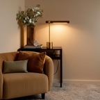 Wood Brass Golden Base Adjustable Colour Temperature LED Desk Lamp