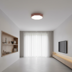 Yellow Octagonal Dimmable LED Flush Mount Ceiling Light — Kids Room